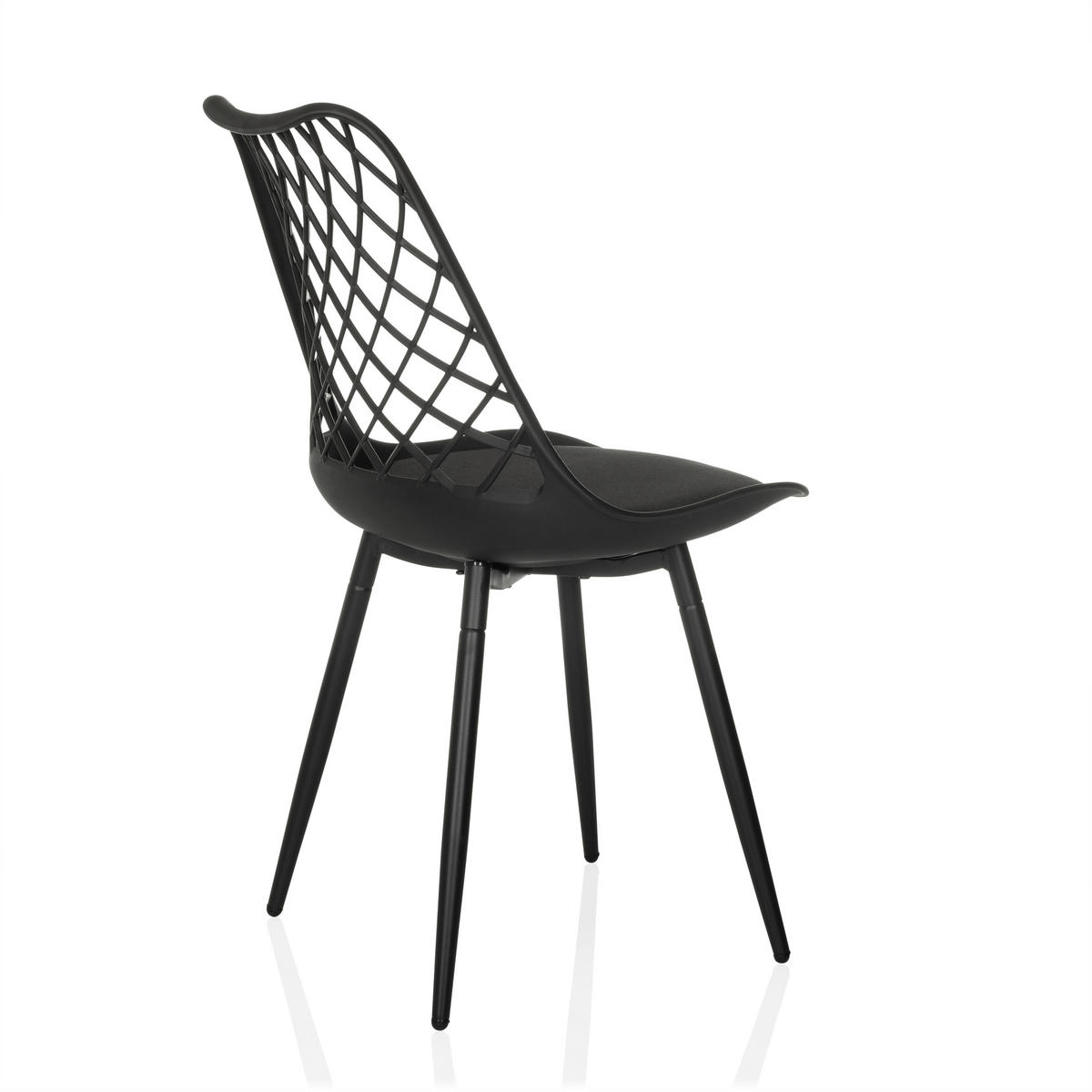 ZAHRADNÍ ŽIDLE, plast - černá, Moderní, kov/plast (48/83/57cm) - MID.YOU