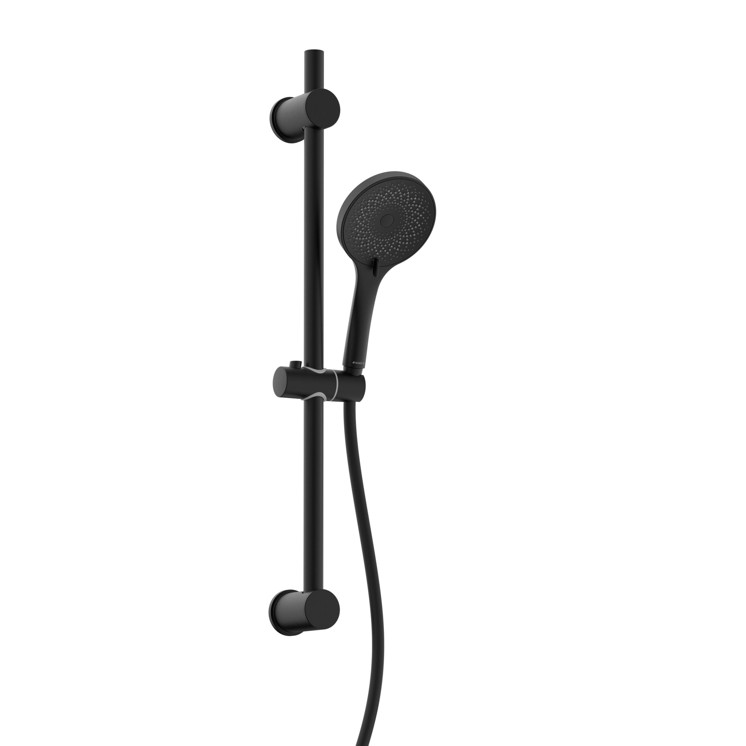 BRAUSESET  - Schwarz, Basics, Kunststoff/Metall (11,2/70/13cm) - Schütte