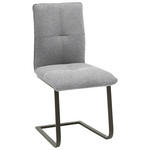 SCHWINGSTUHL  , Lederauswahl, Stoffauswahl, Typenauswahl, Gestellauswahl  , Flachgewebe  ,  - Schwarz/Grau, Design, Textil/Metall (46/95/62cm) - Dieter Knoll