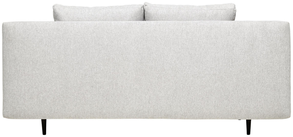 ZOFA S POSTELJNO FUNKCIJO,  siva tekstil  - črna/siva, Moderno, kovina/tekstil (204/90/95cm) - MID.YOU