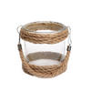 WINDLICHT Klar, Naturfarben 14/18 cm  - Klar/Naturfarben, Natur, Glas/Textil (14/18cm)
