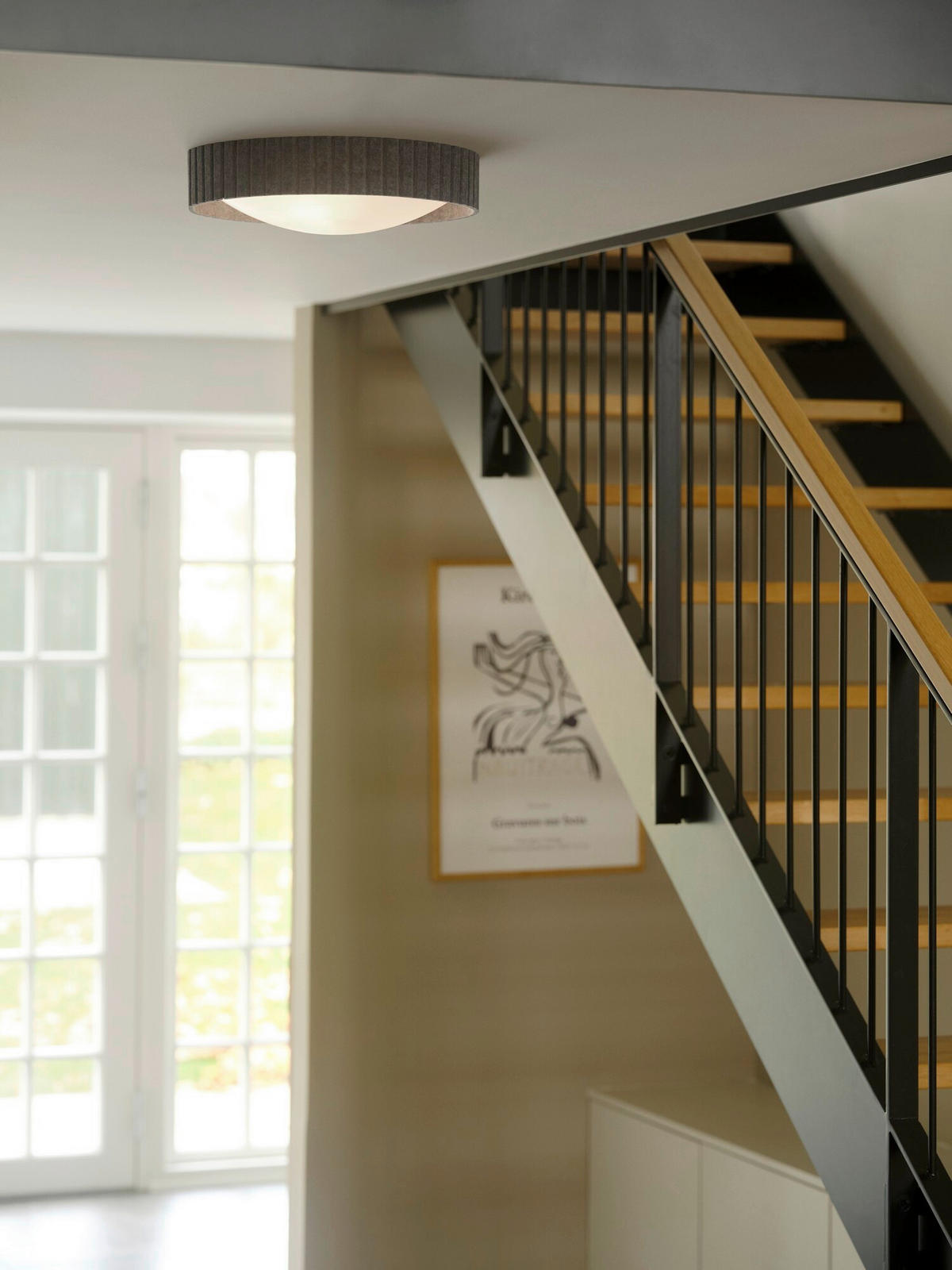 DECKENLEUCHTE 42/11 cm   - Grau, Trend, Kunststoff (42/11cm) - Nordlux