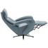 RELAXSESSEL in Leder Blau - Chromfarben/Blau, Design, Leder/Metall (77/108/87cm) - Valdera RELAXSESSEL in Leder Blau - Chromfarben/Blau, Design, Leder/Metall (77/108/87cm) - Valdera
