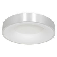 LED-DECKENLEUCHTE Ringlede 48/9 cm   - Silberfarben, Basics, Kunststoff/Metall (48/9cm)