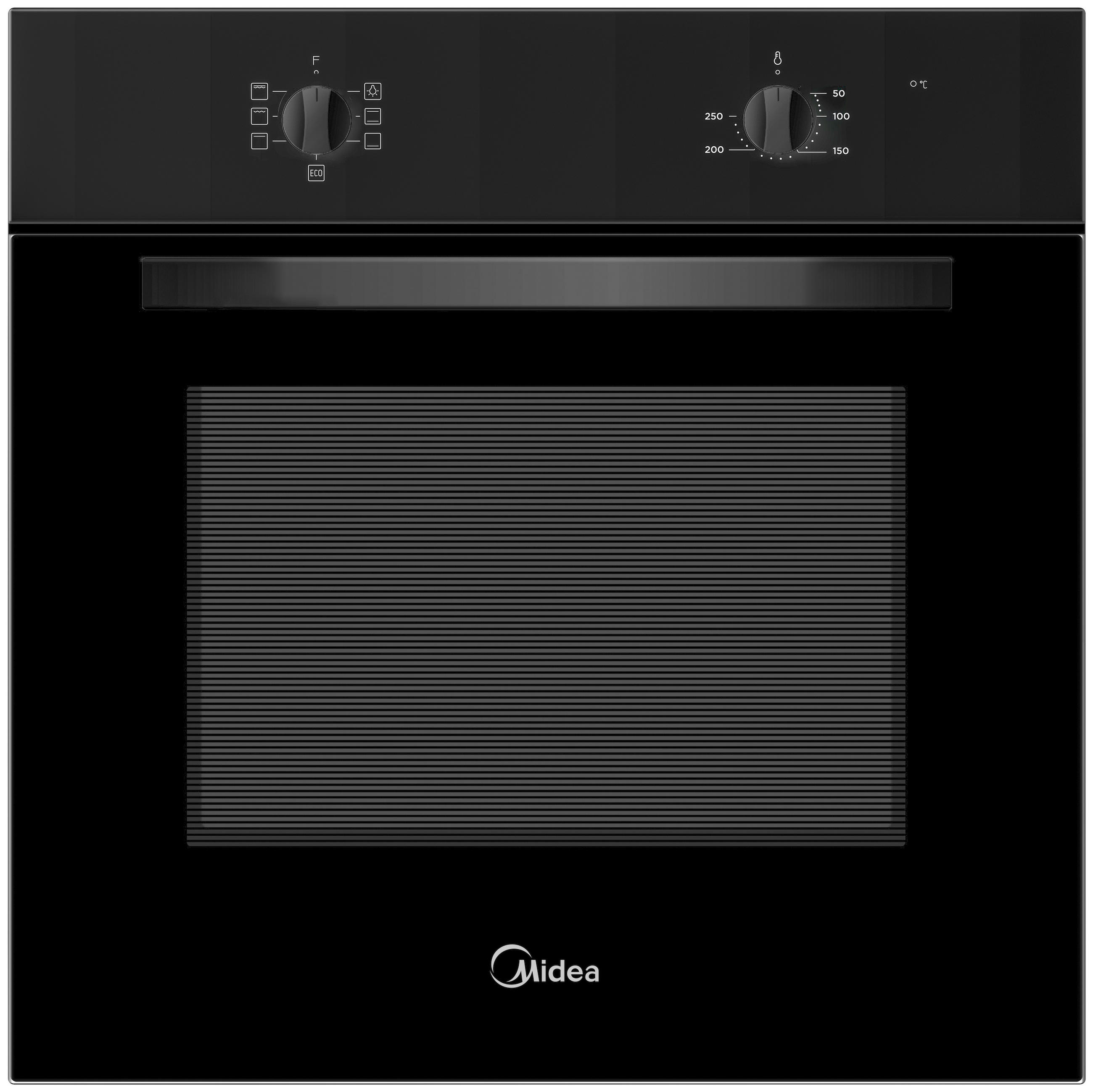ELEKTROGERÄTESET PowerSet1  - Edelstahlfarben/Schwarz, Basics, Glas/Metall - Midea