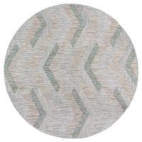 TEPIH ZA UNUTAR./VANJ. UPORAB  120/120 cm  siva, bež  Melissa  - siva/bež, Konvencionalno, tekstil (120/120cm)