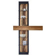 REGALELEMENT  108/206/39 cm Anthrazit, Eichefarben  - Eichefarben/Anthrazit, Natur, Holz/Metall (108/206/39cm) - Valnatura