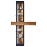 REGALELEMENT  108/206/39 cm Anthrazit, Eichefarben  - Eichefarben/Anthrazit, Natur, Holz/Metall (108/206/39cm) - Valnatura