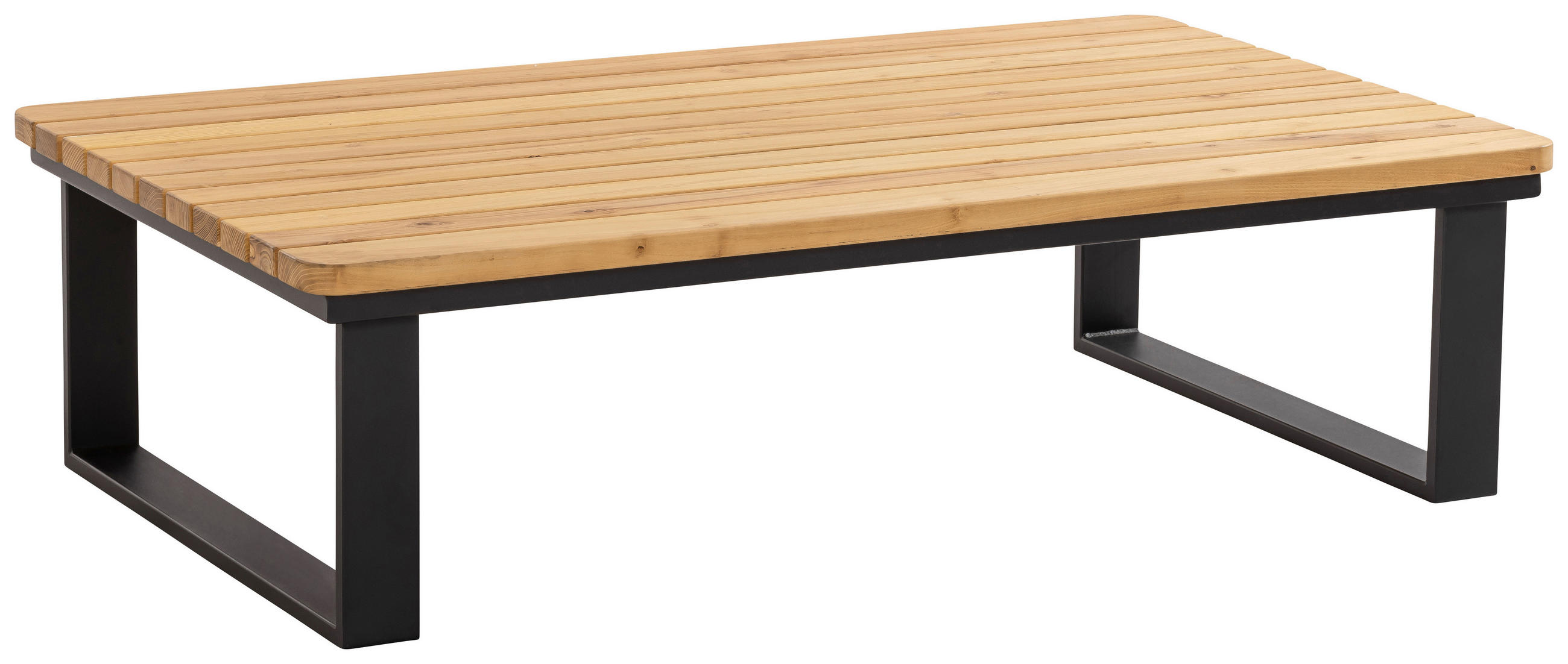 LOUNGETISCH 140/83/39 cm Holz, Metall  - Anthrazit/Robinienfarben, Basics, Holz/Metall (140/83/39cm) - Musterring