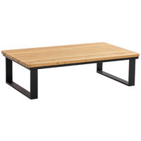 LOUNGETISCH 140/83/39 cm Holz, Metall  - Anthrazit/Robinienfarben, Basics, Holz/Metall (140/83/39cm) - Musterring