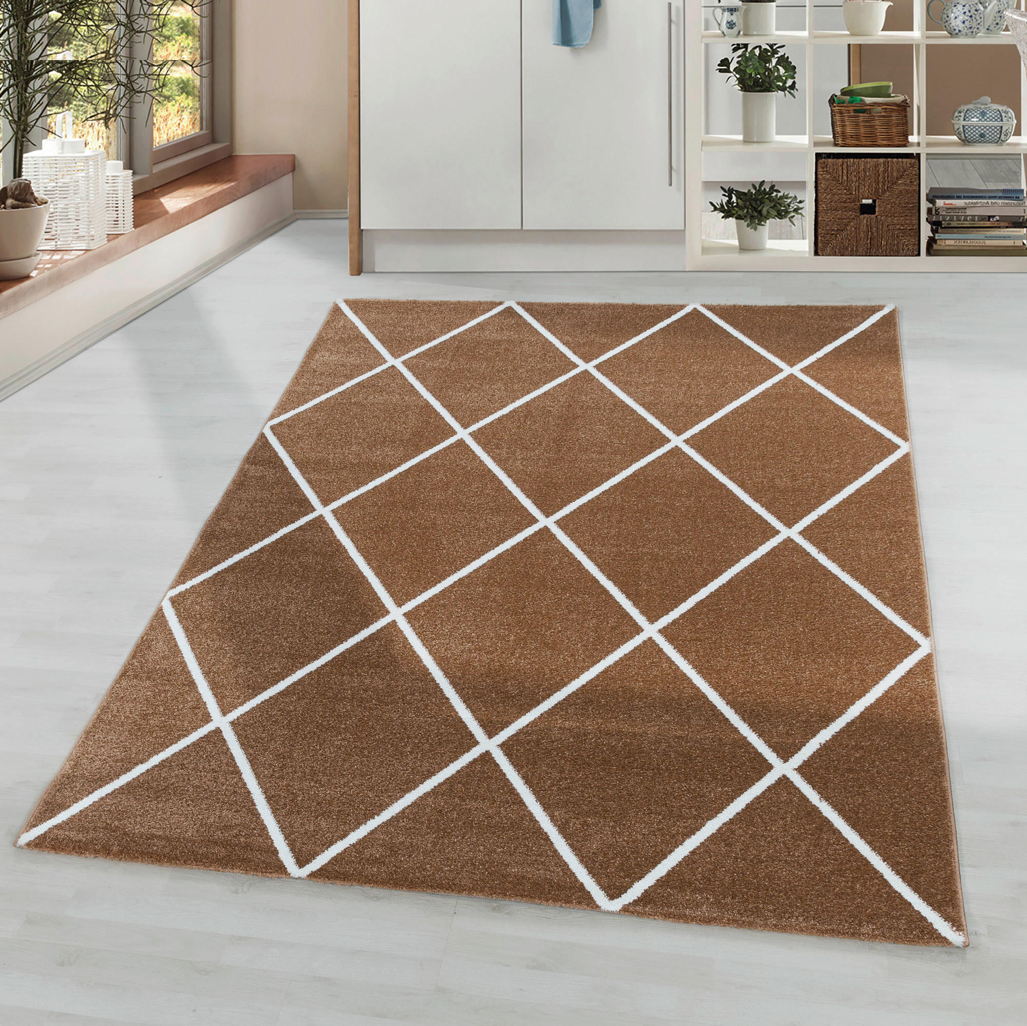 LÄUFER 80/250 cm Rio 4601 kupfer  - Kupferfarben, Basics, Textil (80/250cm) - Novel