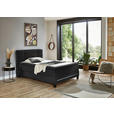 BOXSPRINGBETT 140/200 cm  in Anthrazit  - Anthrazit/Schwarz, KONVENTIONELL, Holzwerkstoff/Kunststoff (140/200cm) - Carryhome