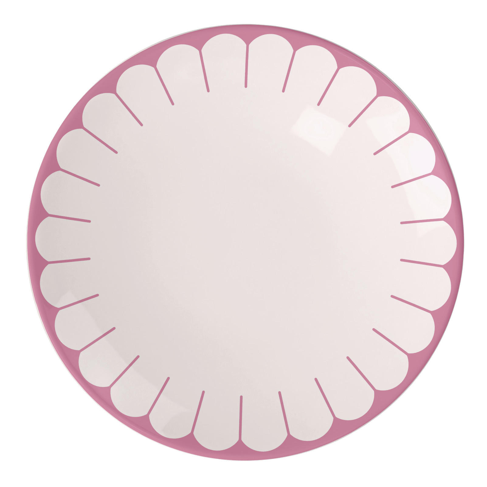 FRÜHSTÜCKSTELLER Weiß, Magenta Fleur Cassis  - Magenta/Weiß, MODERN, Keramik (21/2,5cm) - Villeroy & Boch