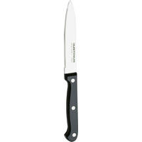 TOMATENMESSER Küchenchef 21 cm  - Edelstahlfarben/Schwarz, KONVENTIONELL, Kunststoff/Metall (21cm) - Justinus
