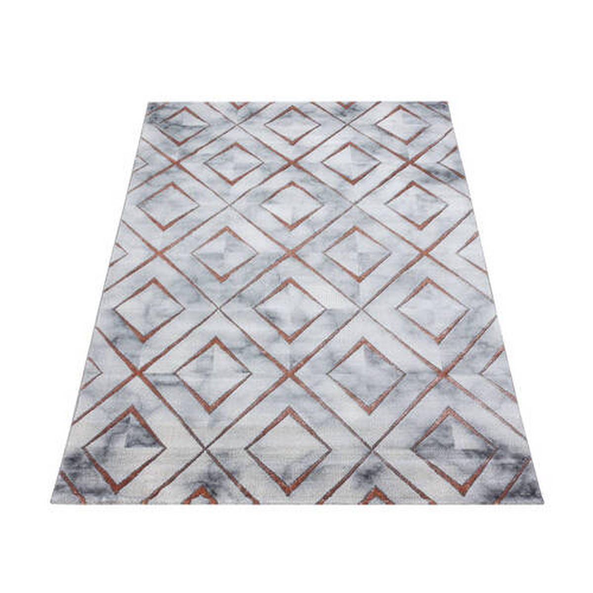 WEBTEPPICH 160/230 cm Naxos 3811 bronze Bronzefarben  - Bronzefarben, Design, Textil (160/230cm)