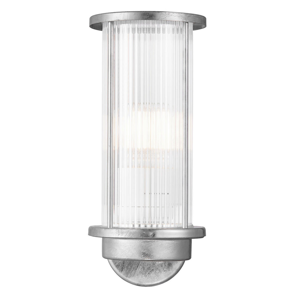 AUßENWANDLEUCHTE 13/17,6/29,8 cm   - Zinkfarben, LIFESTYLE, Metall (13/17,6/29,8cm) - Nordlux
