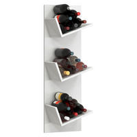 WEINREGAL 33/106,5/25,6 cm  - Weiss, Basics, Holzwerkstoff (33/106,5/25,6cm) - MID.YOU