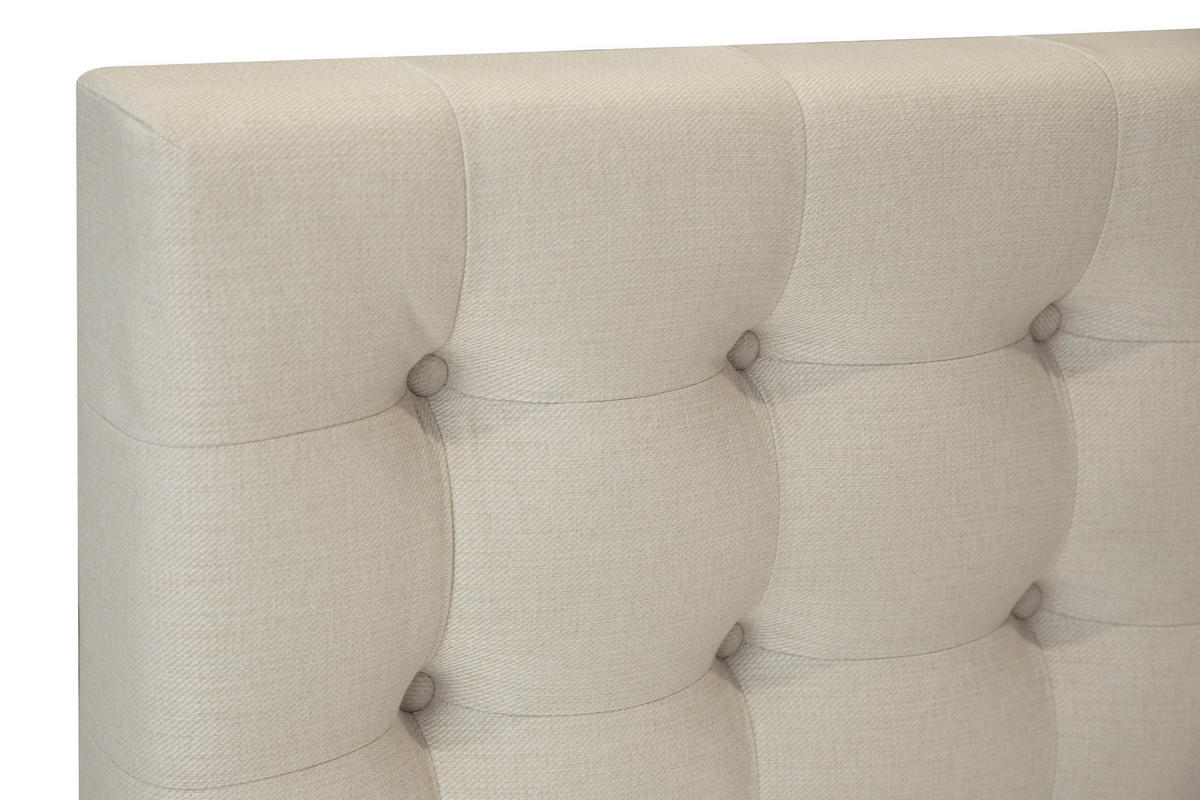 BOXSPRINGBETT 160/200 cm  in Beige  - Beige, Design, Holz/Textil (160/200cm) - Welnova
