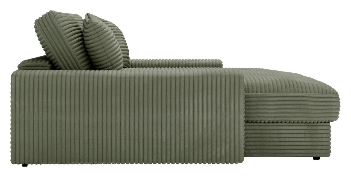 XXL-SESSEL - Schwarz/Olivgrün, MODERN, Kunststoff/Textil (160/87/190cm) - Carryhome