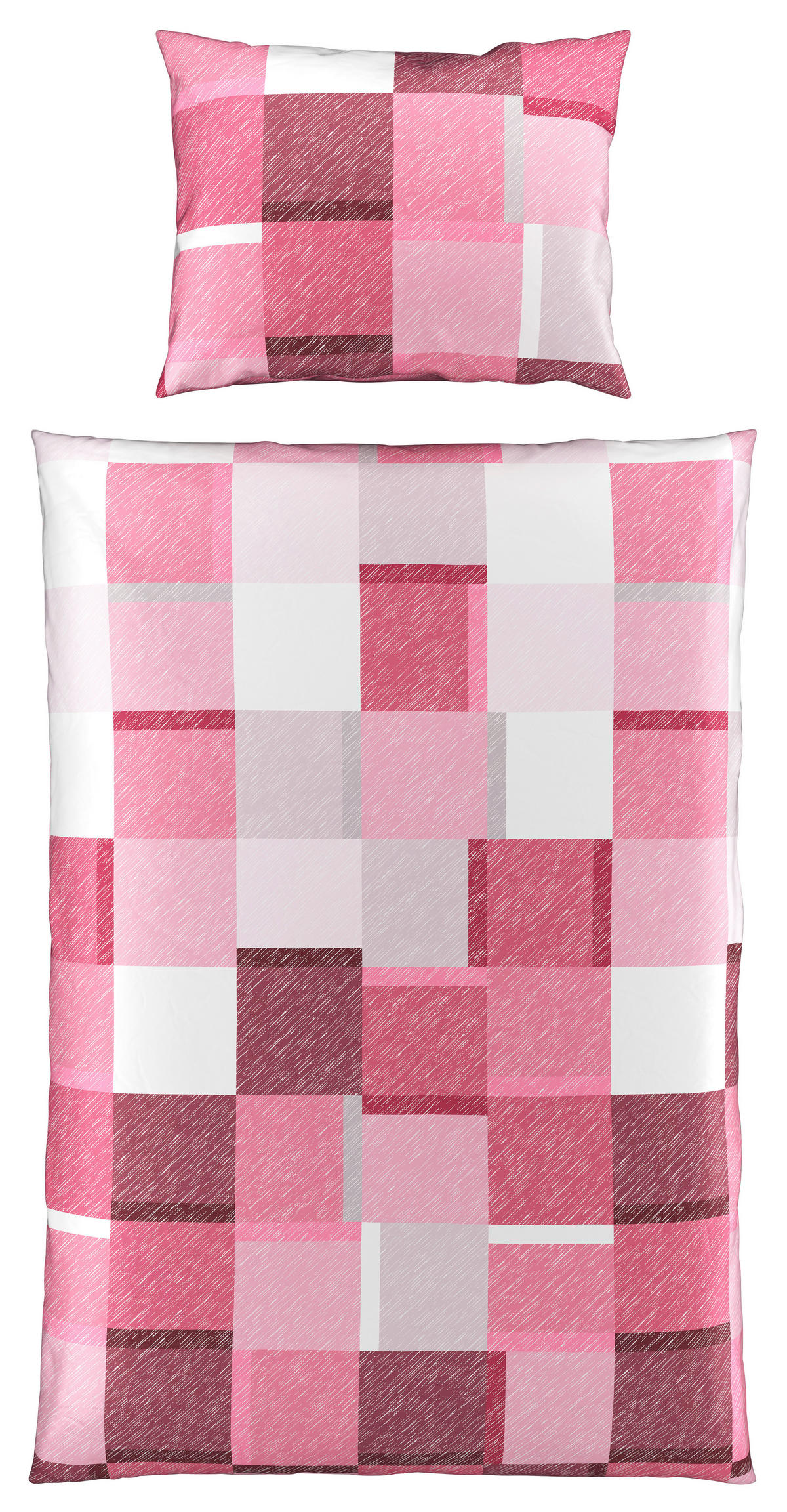 OBOUSTRANNÉ POVLEČENÍ, satén, pink, 140/200 cm - pink, Design, textil (140/200cm) - Bio:Vio