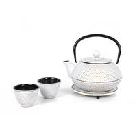 ČAJOVÁ SADA  - krémová, Basics, kov (800ml) - Echtwerk