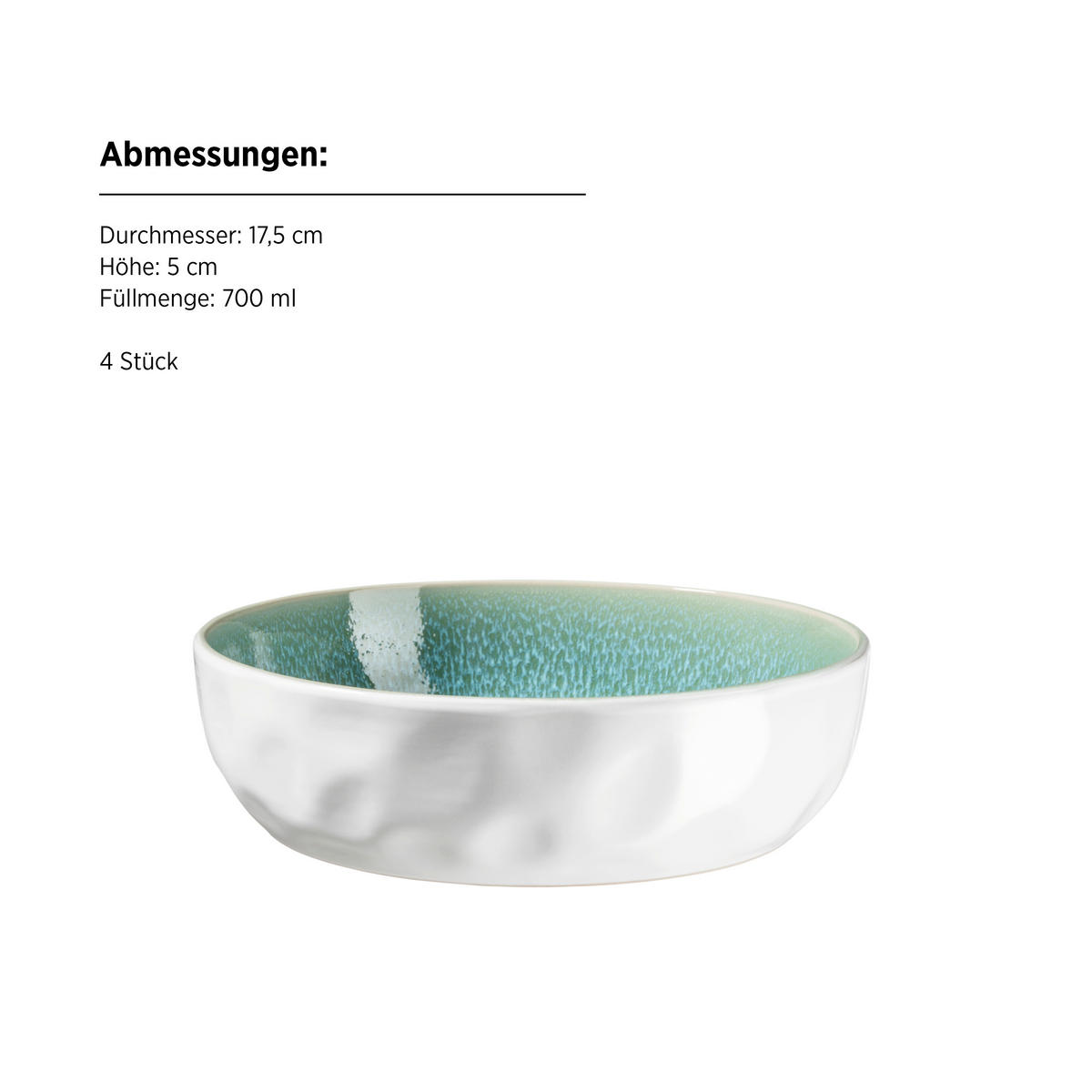 KOMBISERVICE ELEA 16-teilig  - Hellgrün, Basics, Keramik - Mäser