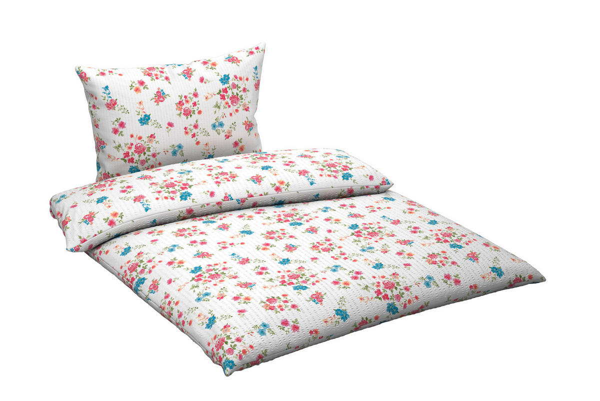 BETTWÄSCHE Seersucker 140/200 cm  - Multicolor, KONVENTIONELL, Textil (140/200cm) - Esposa