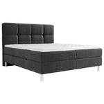 BOXBETT 180/200 cm  in Anthrazit  - Chromfarben/Anthrazit, MODERN, Holz/Holzwerkstoff (180/200cm) - Esposa