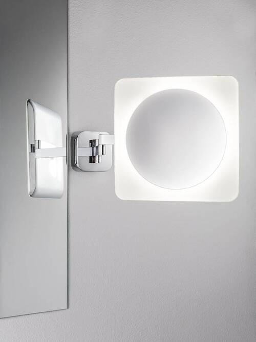 LED-WANDLEUCHTE   - Chromfarben/Weiß, Basics, Metall (23/23cm) - Paulmann
