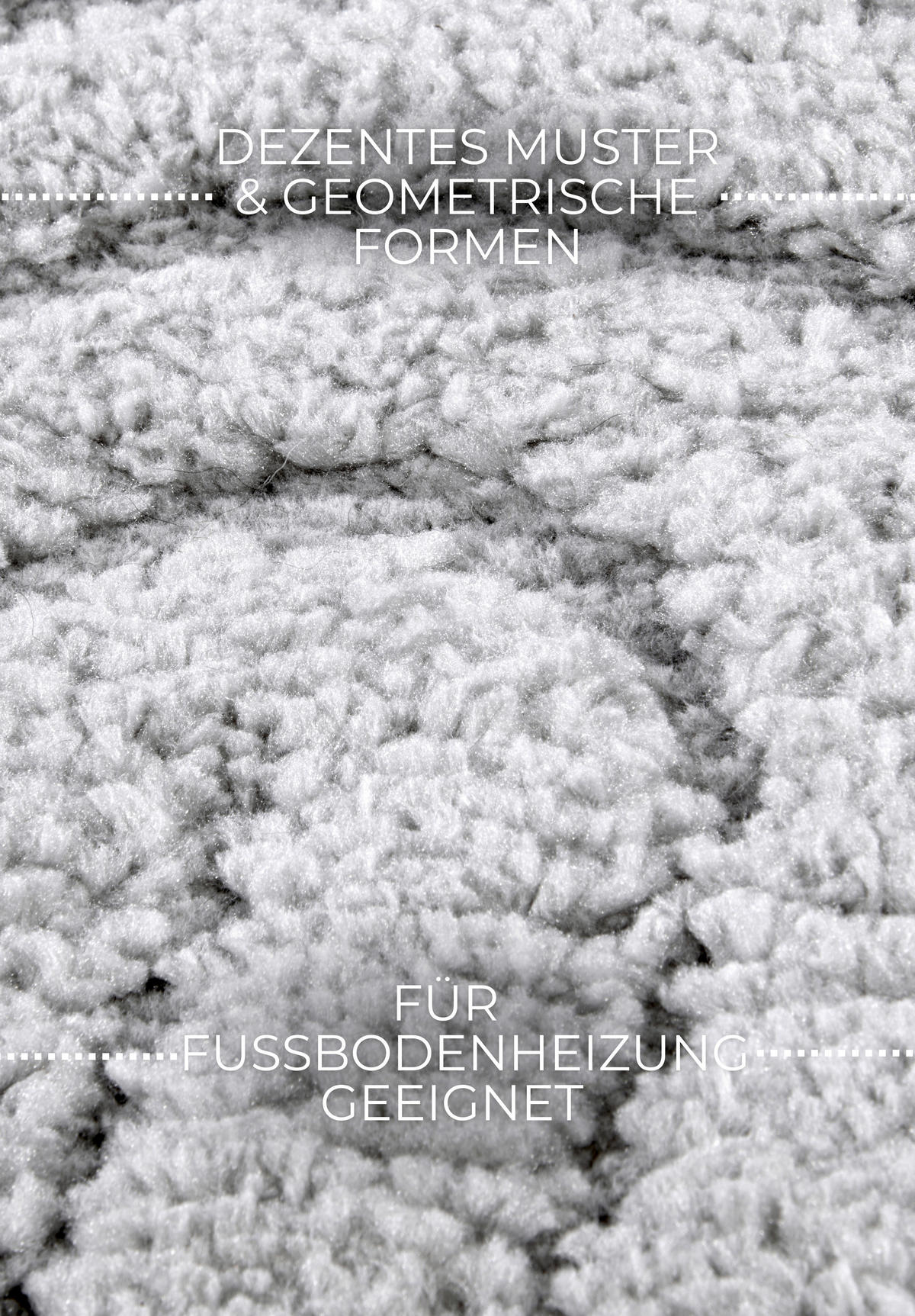 HOCHFLORTEPPICH 120/170 cm New York Hellgrau  - Hellgrau, Basics, Kunststoff/Textil (120/170cm) - Elle Decoration