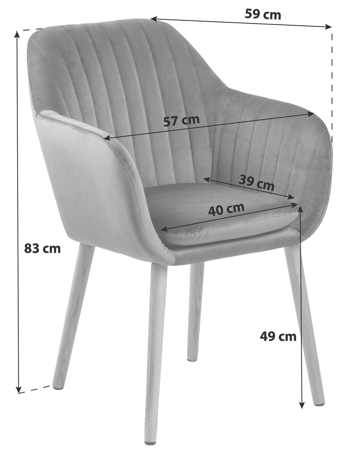 ŽIDLE S PODRUČKAMI, velur, černá, tmavě modrá - černá/tmavě modrá, Trend, kov/textil (57/83/59cm) - Ambia Home