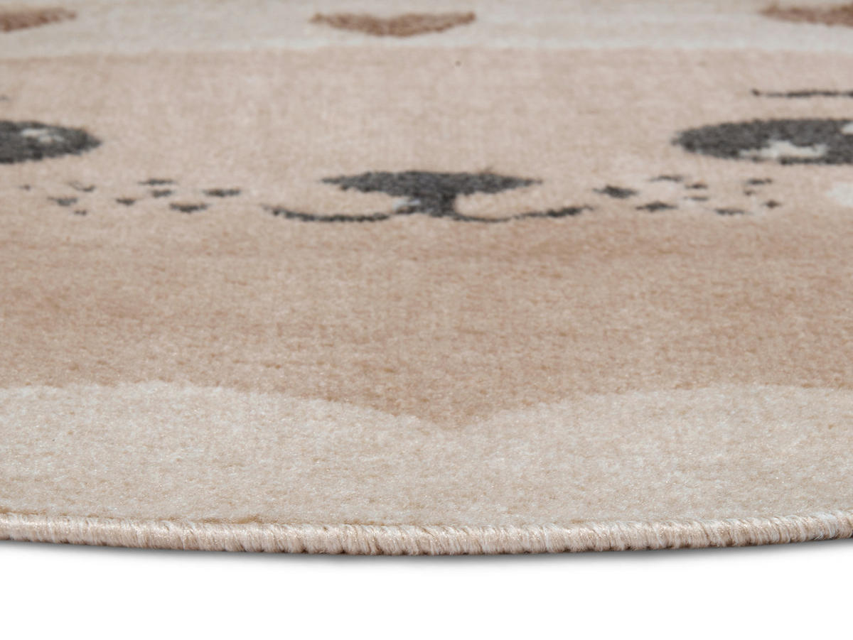 KINDERTEPPICH 140 cm Adventures  - Beige/Creme, Design, Kunststoff/Textil (140cm) - Ben'n'jen