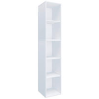 AKTENREGAL 35/183/37 cm  - Weiss, Modern, Holzwerkstoff (35/183/37cm) - P & B