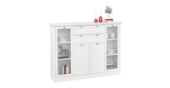 HIGHBOARD in 160/120/40 cm - Schwarz/Weiß, LIFESTYLE, Holzwerkstoff/Metall (160/120/40cm) - Carryhome
