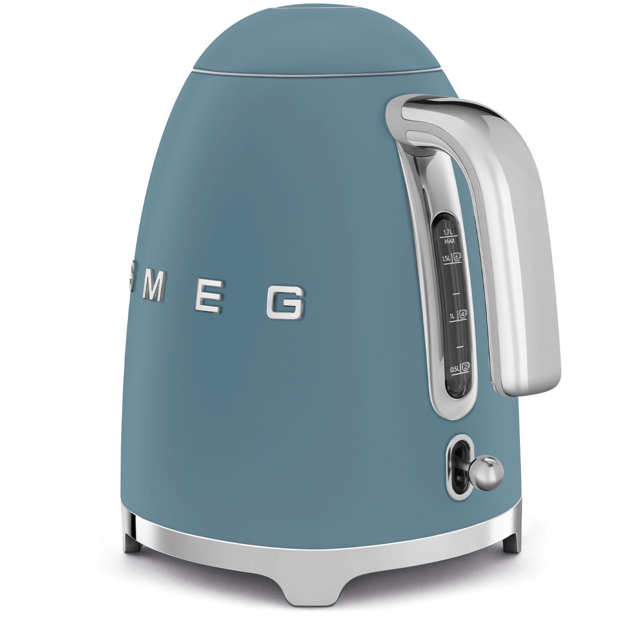 WASSERKOCHER 1,7 l  - Blaugrau, Design, Metall (22,6/24,8/17,1cm) - SMEG