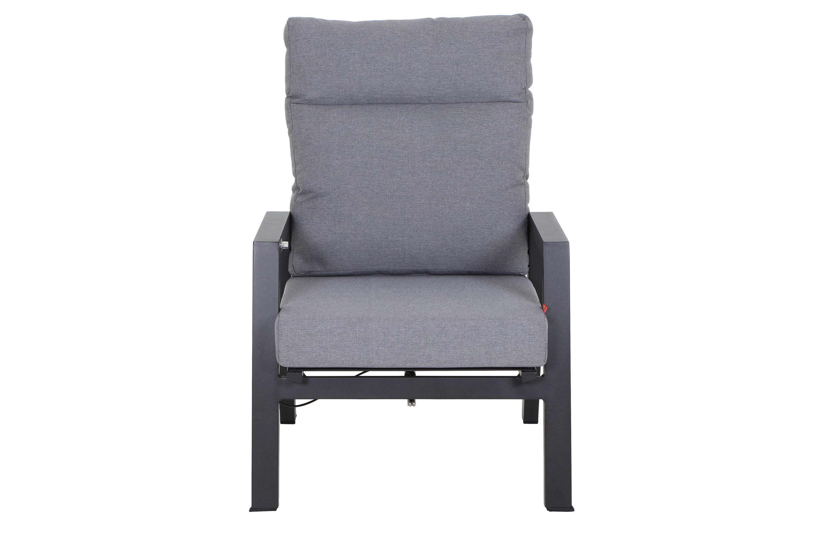 LOUNGESESSEL Anthrazit Aluminium  - Dunkelgrau/Anthrazit, Basics, Kunststoff/Textil (72,5/99/82,5cm) - Siena Garden