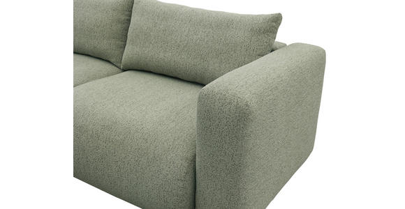 SCHLAFSOFA Flachgewebe Salbeigrün  inkl.  - Salbeigrün/Schwarz, MODERN, Kunststoff/Textil (248/94/109cm) - Carryhome