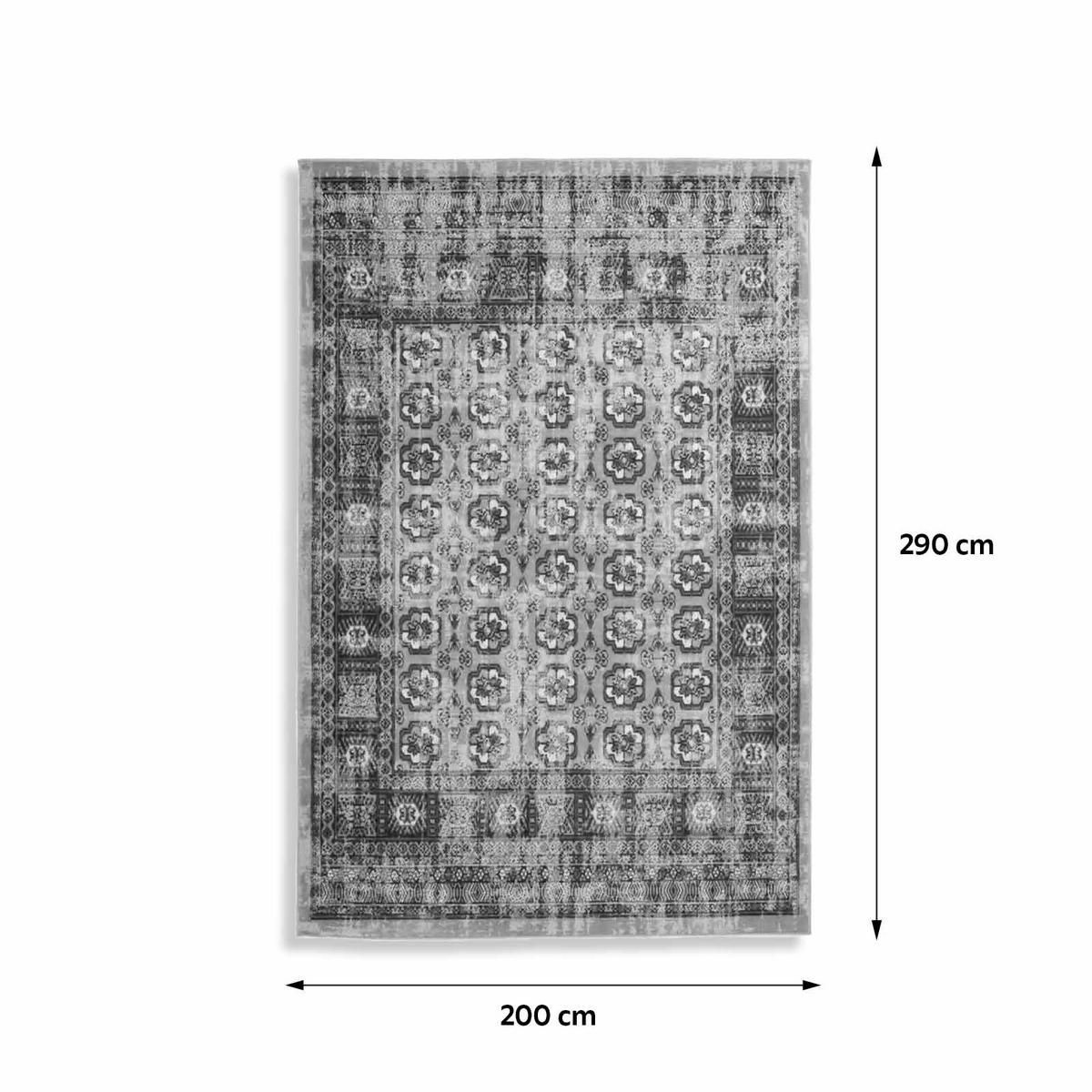 VINTAGE-TEPPICH 200/290 cm Ariya Rot  - Rot, Trend, Textil (200/290cm) - Kayoom