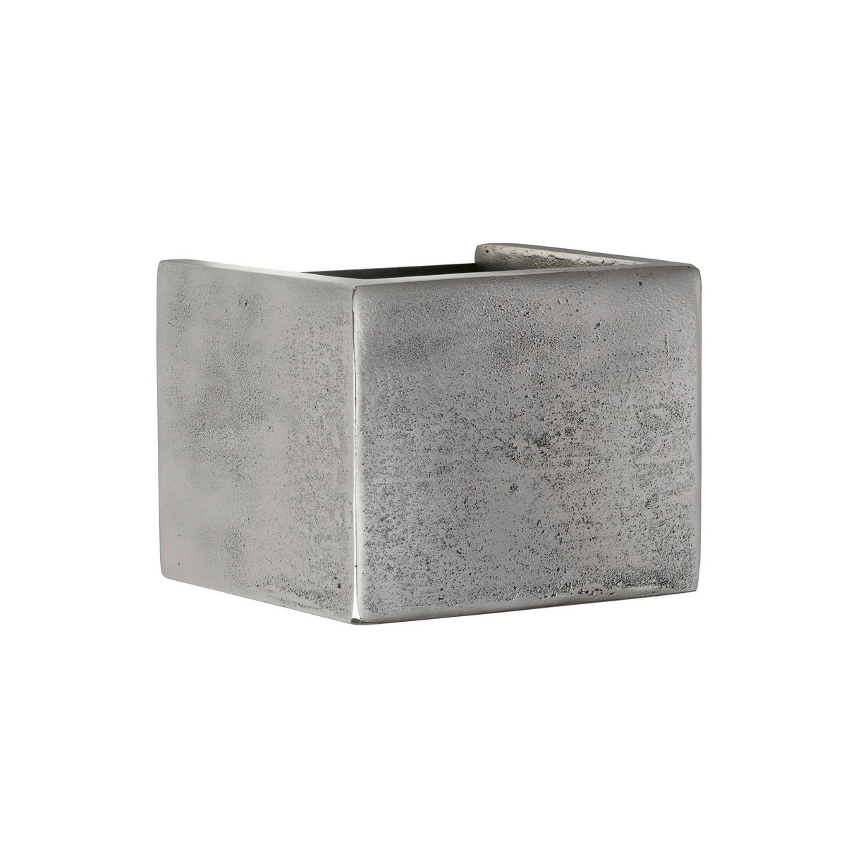 LED-WANDLEUCHTE - Nickelfarben, Design, Metall (12,5/10/11,5cm) - Fischer & Honsel