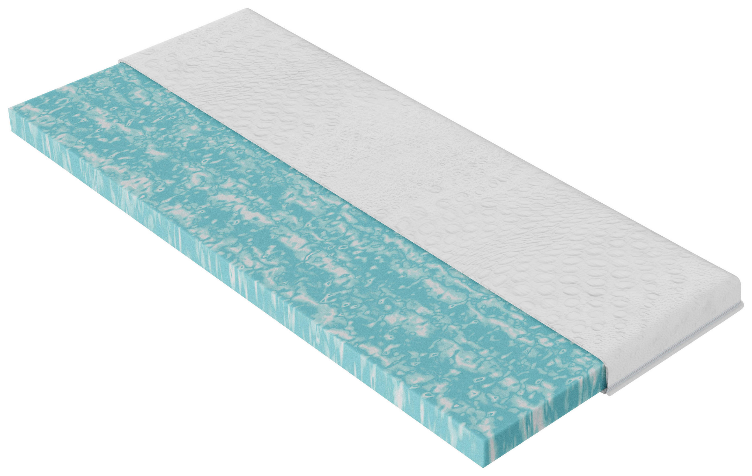 TOPPER 90/200 cm Höhe ca. 10 cm  - Weiß, Basics, Textil (90/200cm) - Dieter Knoll