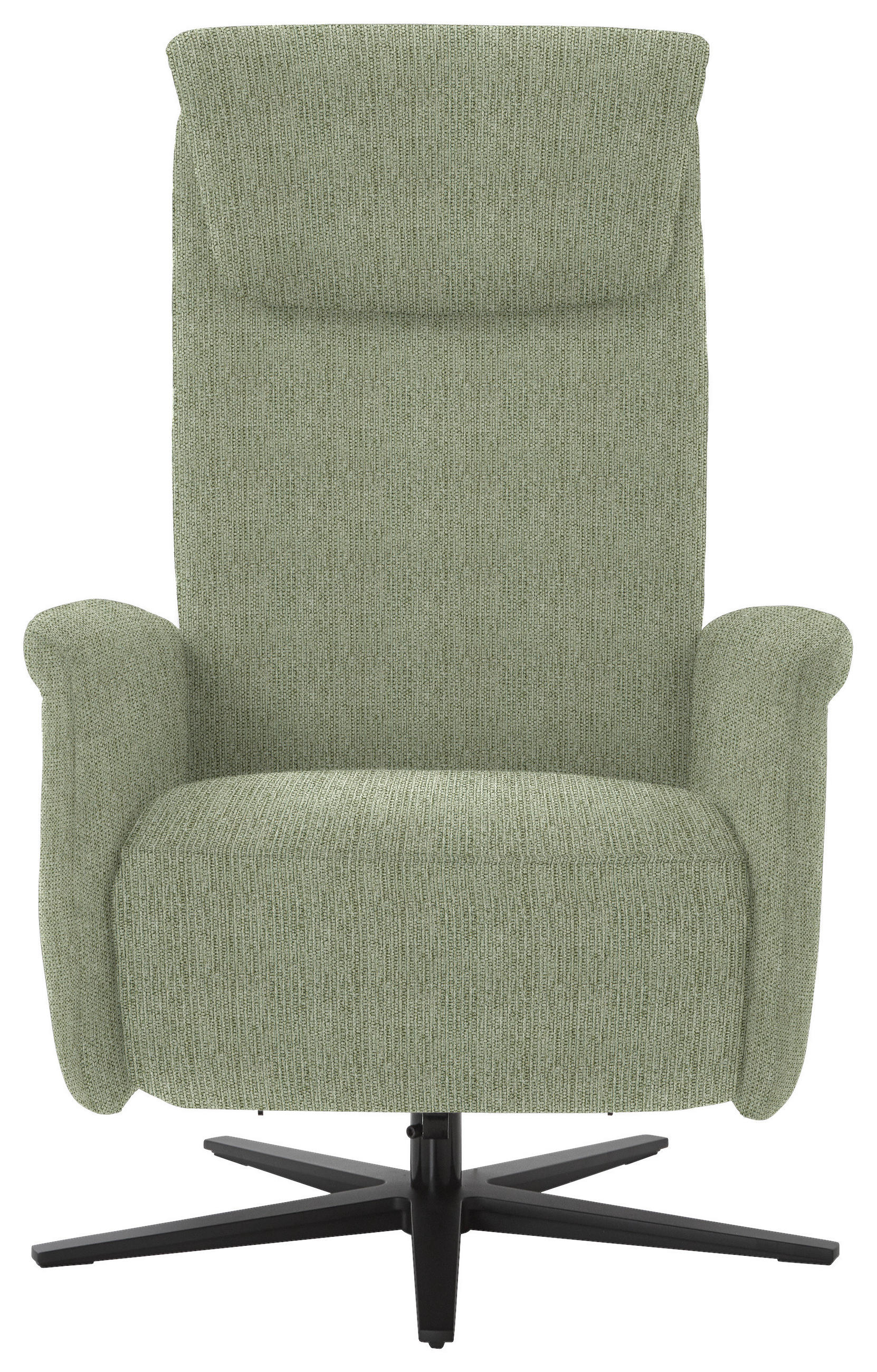RELAXSESSEL in Textil Olivgrün  - Schwarz/Olivgrün, Design, Textil/Metall (77/115/89cm) - Pure Home Comfort