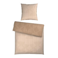 WENDEBETTWÄSCHE 5-teilig TANJA Satin 135/200 cm  - Beige, KONVENTIONELL, Textil (135/200cm) - Novel