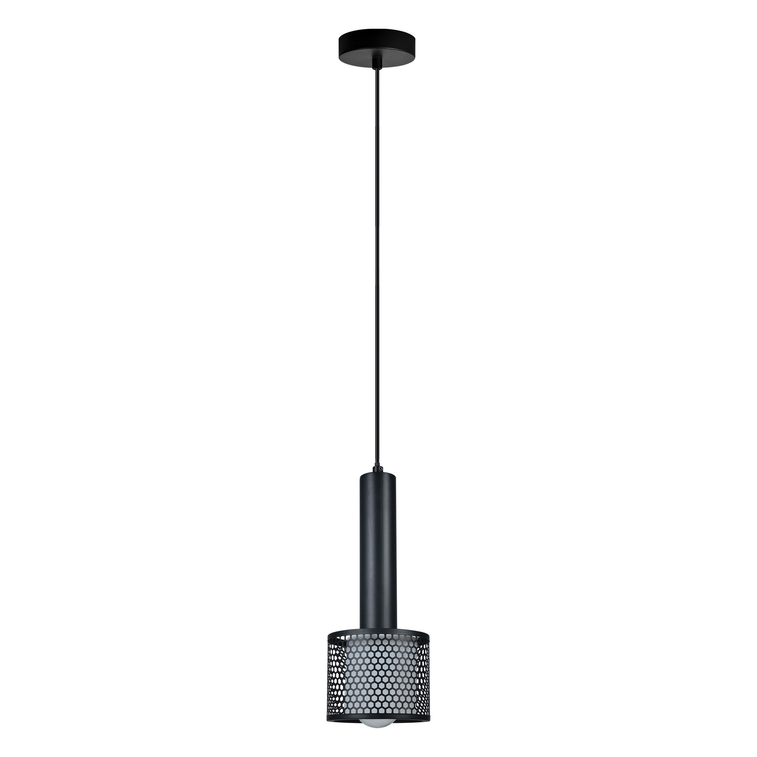 HÄNGELEUCHTE 12/150 cm    - Schwarz, Basics, Metall (12/150cm)