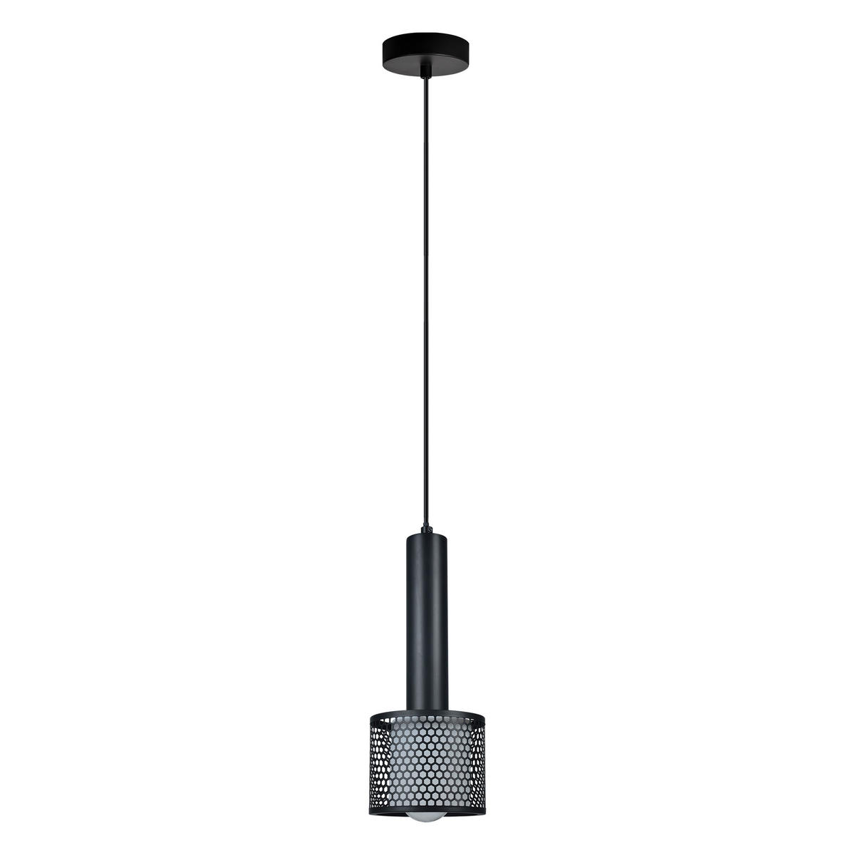 HÄNGELEUCHTE 12/150 cm    - Schwarz, Basics, Metall (12/150cm)