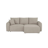 ECKSOFA Beige Cord  - Beige, Design, Textil (250/151cm) - MID.YOU