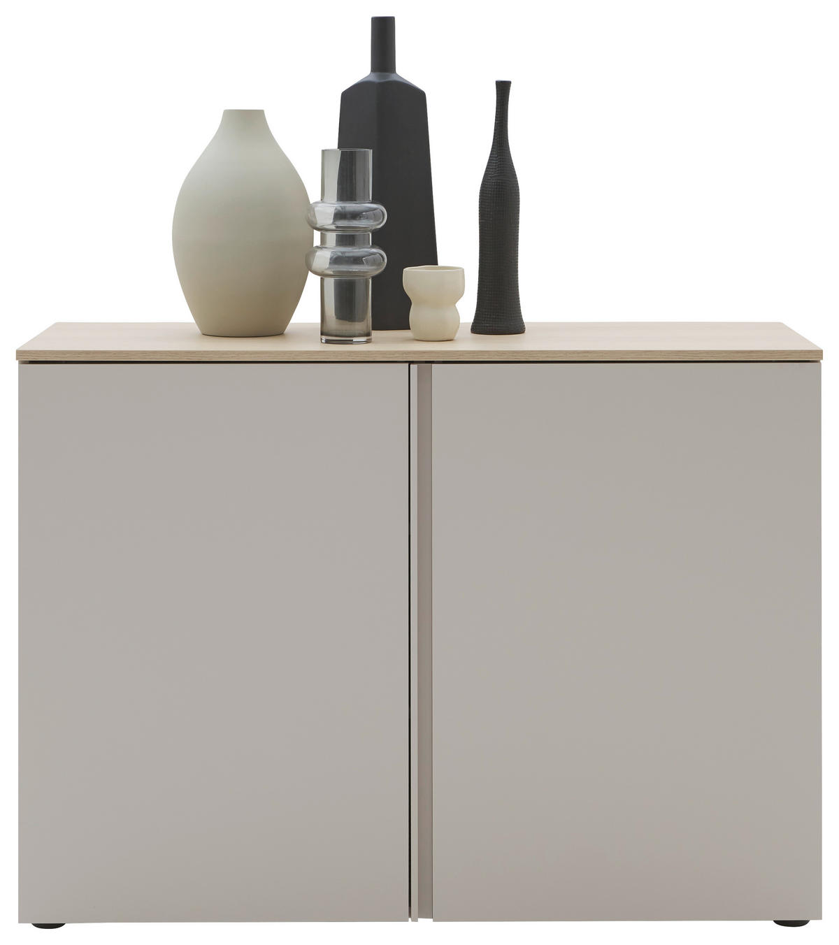 SIDEBOARD  in 120,2/89/43 cm  - Kaschmir/Eichefarben, Design, Holzwerkstoff/Kunststoff (120,2/89/43cm) - Voleo
