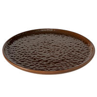 TELLER    - Dunkelbraun, Basics, Keramik (31/2,5cm) - Ambia Home