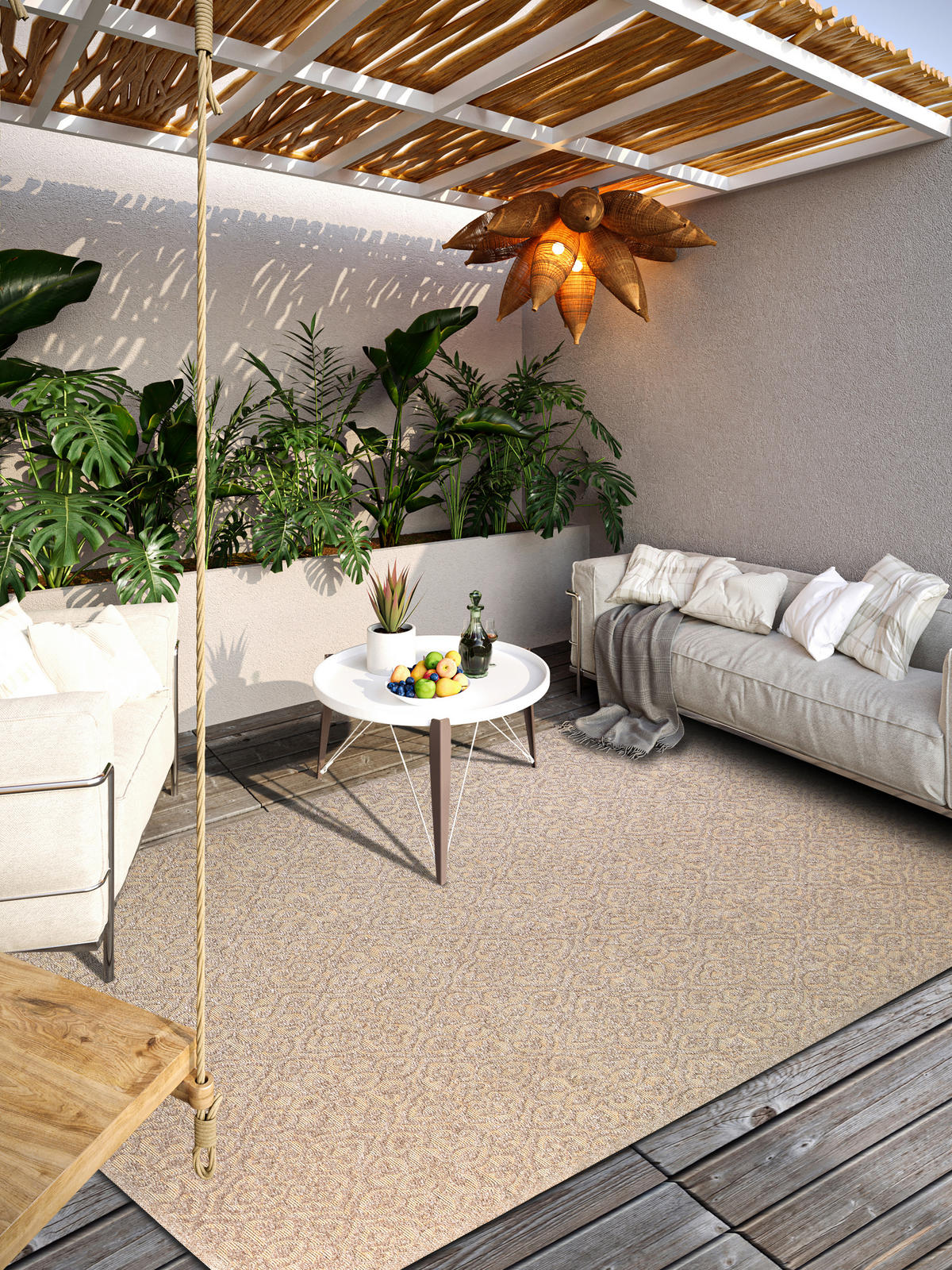 OUTDOORTEPPICH 200/290 cm Kollektion 1883 Beige  - Beige, Design, Kunststoff/Textil (200/290cm) - Villeroy & Boch
