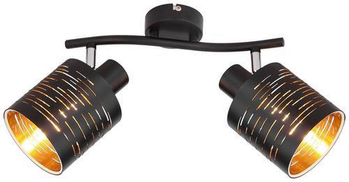 STRAHLER Tunno 29,6/10/16 cm   - Goldfarben/Schwarz, Design, Kunststoff/Metall (29,6/10/16cm) - Globo