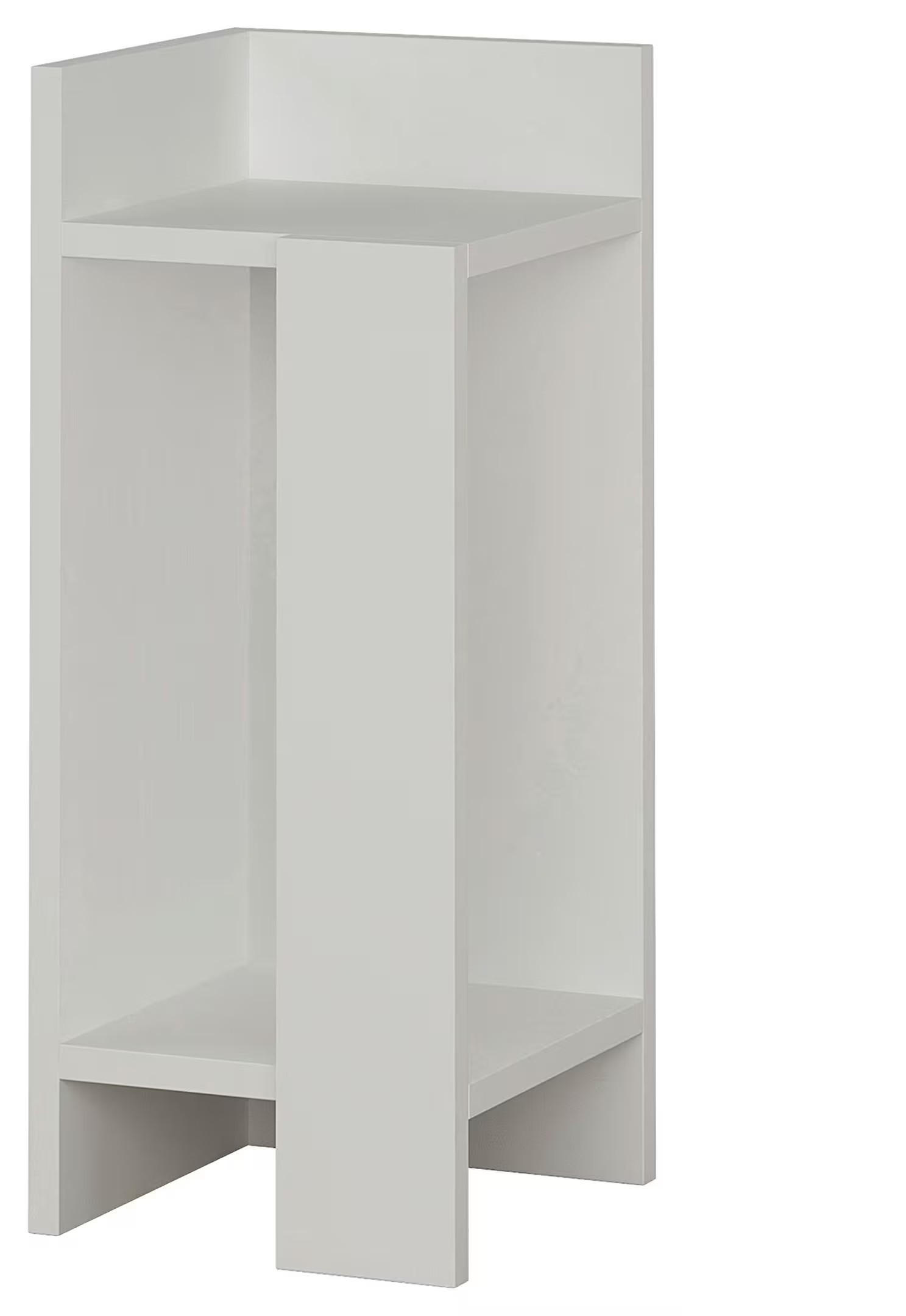 NOČNÍ STOLEK K POSTELI, bílá, 27/60/25 cm - bílá, Design, kompozitní dřevo (27/60/25cm) - Livetastic